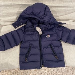 Navy MONCLER puffer